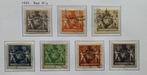 Liechtenstein 1921  ( Mi 46B - 52B ), Ophalen of Verzenden, Gestempeld