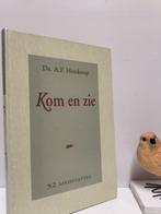 Honkoop, Ds. A.F.; Kom en zie, Boeken, Ophalen of Verzenden, Gelezen, Christendom | Protestants