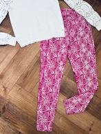 Studio anneloes set M broderie trui & stairdown batik broek, Maat 38/40 (M), Ophalen of Verzenden, Zo goed als nieuw, Roze