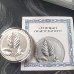 1 oz zilver munt Germania Beech leaf  2023, Ophalen of Verzenden, Zilver