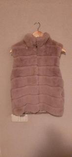 Beige faux fur bodywarmer, Kleding | Dames, Maat 38/40 (M), Beige, Ophalen of Verzenden, Onbekend