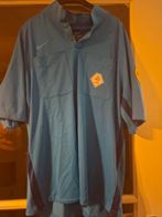 KNVB scheidsrechter Shirt Blauw Maat 2XL Korte Mouwen, Blauw, Nike, Overige maten, Ophalen of Verzenden