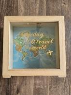 Spaarpotje wereldkaart, Minder dan 50 cm, Ophalen of Verzenden, Zo goed als nieuw, Minder dan 50 cm