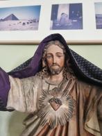 Groot jezus beeld 86 cm hoog , zegening voor het huis, Antiek en Kunst, Ophalen