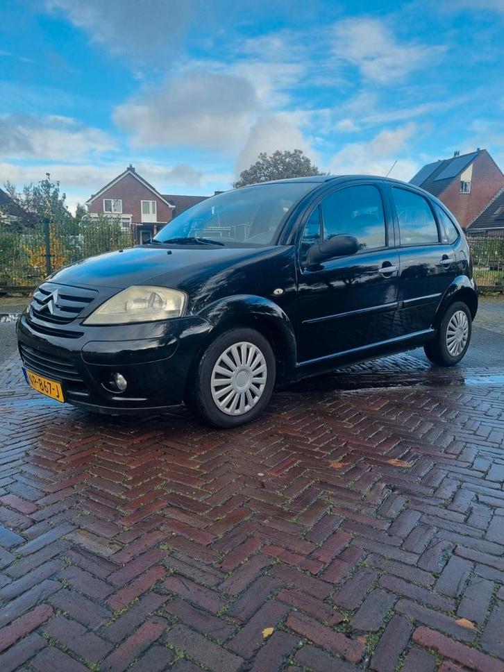 Citroën C3 exclusive 2008 Zwart, Auto's, Citroën, Bedrijf, C3, ABS, Airbags, Airconditioning, Boordcomputer, Centrale vergrendeling