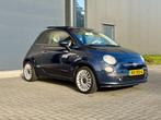 Fiat 500 1.4 16V C 2010 Blauw | 101pk | OPEN DAK | NWE APK, Voorwielaandrijving, Parkeersensor, 4 cilinders, 100 pk