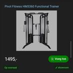 Fitness kabel pulley krachtmachine, Ophalen of Verzenden, Zo goed als nieuw, Metaal, Krachtstation