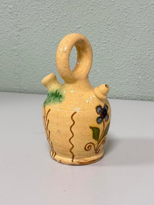 1950-1960 vtg Botijo traditionele Spaanse drinkkan antiek, Antiek en Kunst, Antiek | Servies los, Ophalen of Verzenden