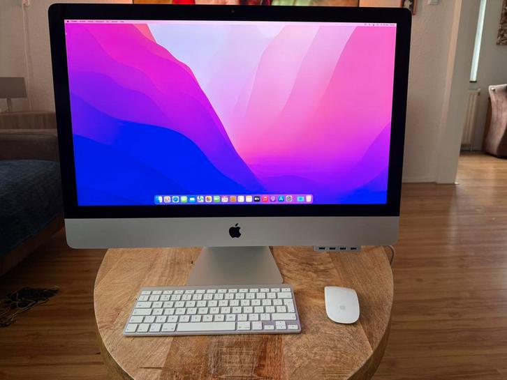 Nette Apple Imac 27 inch retina 5k met nieuwe ssd, Computers en Software, Apple Desktops, Zo goed als nieuw, iMac, SSD, 3 tot 4 Ghz