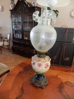 Majolica Petroleumlamp, Ophalen