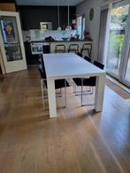 Eetkamer Tafel en stoelen, Ophalen, Gebruikt, 4 tot 6 stoelen