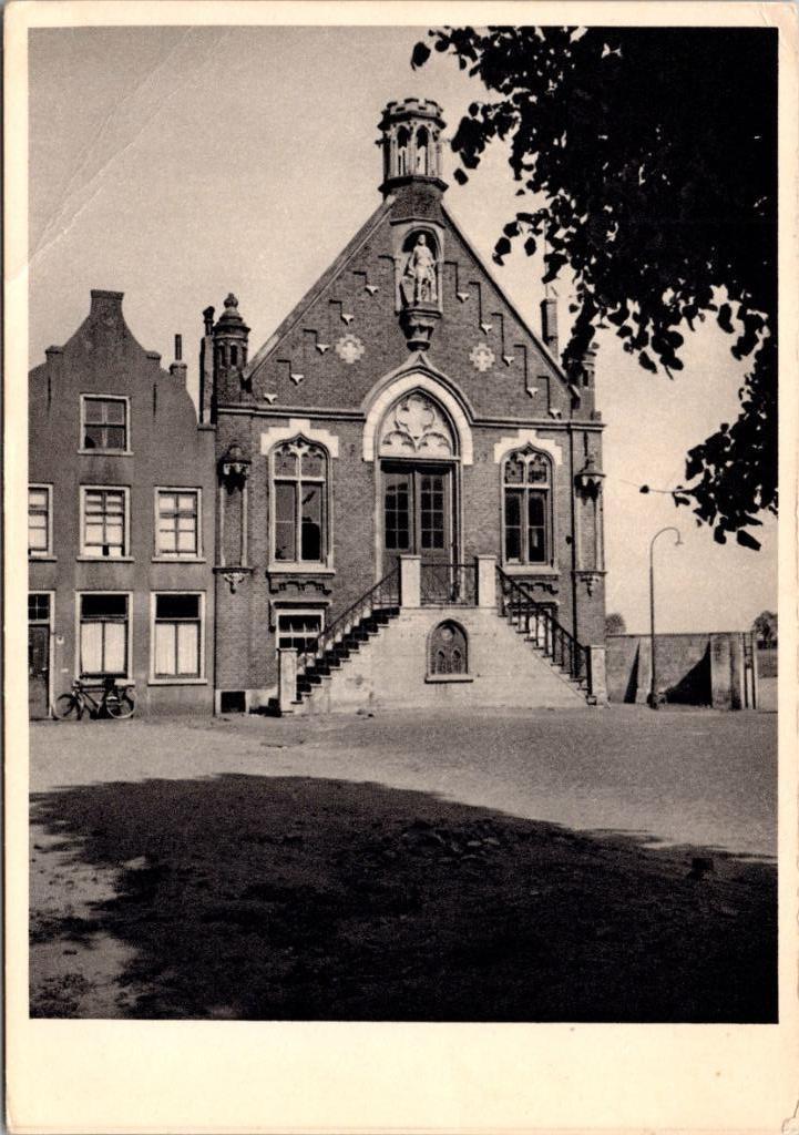 Cuijk - Het oude Raadhuis, Verzamelen, Ansichtkaarten | Nederland, Ongelopen, Noord-Brabant, 1940 tot 1960, Verzenden