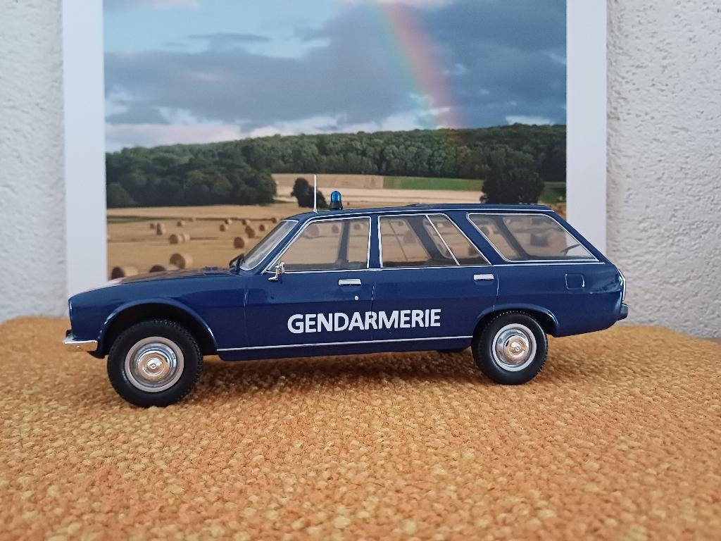 Peugeot 504 Break 1976 - 1978 Gendarmerie alle kleuren NIEUW, Hobby en Vrije tijd, Modelauto's | 1:18, Ophalen of Verzenden, Nieuw