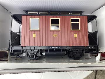 LGB 30096 K.Sächs.StsE.B 3de klas rijtuig NIEUW/ongebruikt beschikbaar voor biedingen