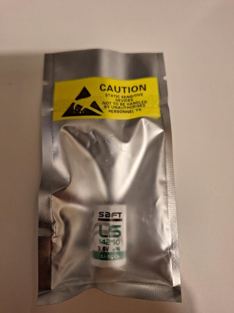 baterijen saft LS 14250 3,6 volt, Ophalen of Verzenden, Nieuw