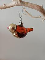 Oude kerstbal van glas vogel, Ophalen of Verzenden