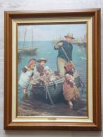 E. Thomas - Monsters uit de diepte - Ingelijste Print, Antiek en Kunst, Kunst | Schilderijen | Klassiek, Ophalen