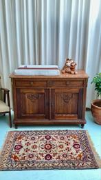 Graaf marmer top eiken commode - kast, Ophalen, Zo goed als nieuw, 50 tot 70 cm, 105 cm of meer