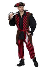 Piratenmannen Kostuum, Kleding | Heren, Carnavalskleding en Feestkleding, Nieuw, Carnaval, Ophalen of Verzenden, Maat 56/58 (XL)