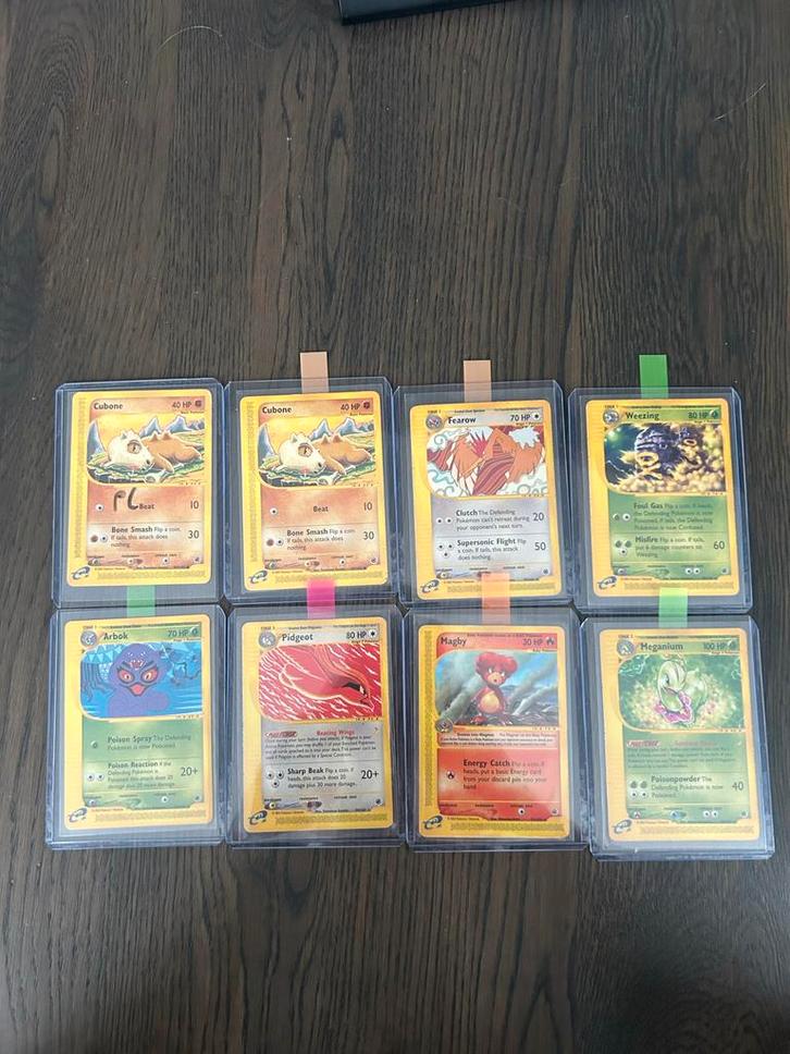 Expeditions Set - 8 Non-Holo Kaarten, Hobby en Vrije tijd, Verzamelkaartspellen | Pokémon, Gebruikt, Meerdere kaarten, Ophalen of Verzenden