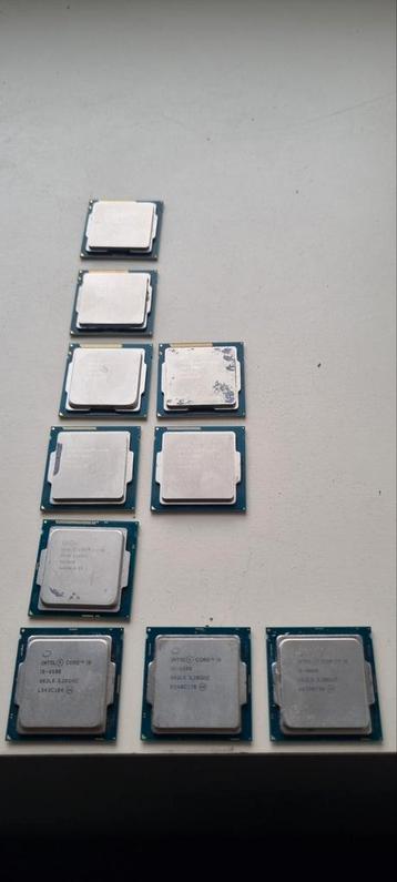10 processoren, i5, i7 3770 en 4770 beschikbaar voor biedingen