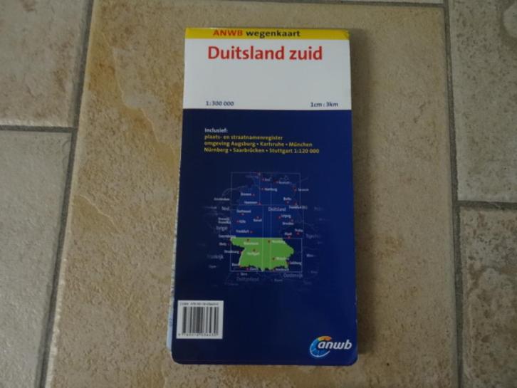 anwb wegenkaart Duitsland zuid,Beieren, Bodensee,zwarte woud, Boeken, Atlassen en Landkaarten, Zo goed als nieuw, Landkaart, Duitsland