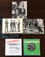 Oude The Beatles 3 Fotoplaten en 2 Singels, Ophalen of Verzenden, Zo goed als nieuw