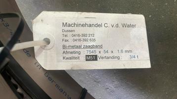 Bandzaag 7545x54x1,6 3/4  beschikbaar voor biedingen