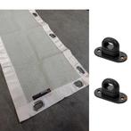 Schaduwdoek 220 x 45 cm – beige – incl. patentbeugels, Ophalen of Verzenden, Nieuw