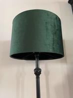 Staande lamp met groene kap, Huis en Inrichting, Lampen | Vloerlampen, Ophalen, Gebruikt, 150 tot 200 cm