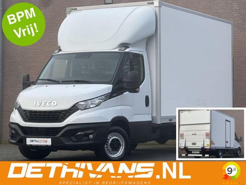 Iveco Daily 35S14 140PK Bakwagen + Laadklep 20m³ (bj 2020), Auto's, Bestelauto's, Bedrijf, Te koop, ABS, Airconditioning, Alarm