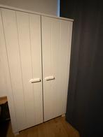 Witte houten kast, Ophalen, 50 tot 100 cm, Zo goed als nieuw, 150 tot 200 cm