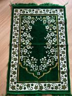 Antiek Gebedskleed Groen met Bloemmotieven, Antiek en Kunst, Antiek | Kleden en Textiel, Ophalen of Verzenden