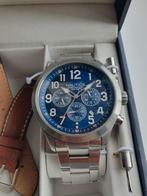 Nautica Chronograph Horloge, Blauw, Nautica, Ophalen of Verzenden, Zo goed als nieuw