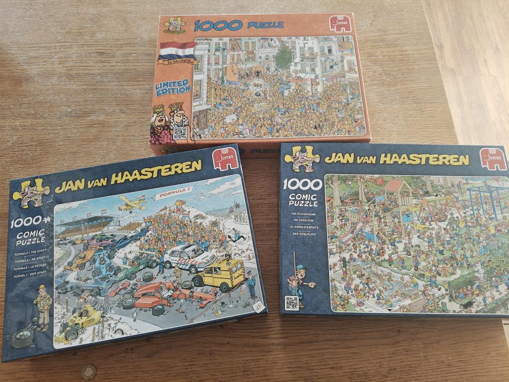 Puzzels Jan van Haasteren, Ophalen, 500 t/m 1500 stukjes, Gebruikt, Legpuzzel