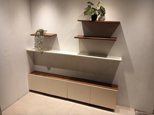 Banz Bord, Zwevend Wandmeubel, Vintage, Huis en Inrichting, Kasten | Wandmeubels, Gebruikt, 200 cm of meer, 25 tot 50 cm, Ophalen