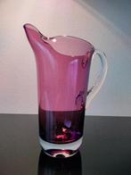 Bohemen Kristal Schenkkan Aubergine Paars Vintage 1970, Antiek en Kunst, Antiek | Glas en Kristal, Ophalen of Verzenden