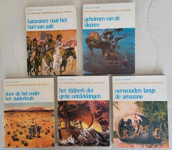 Lekturama 5x "Met beroemde ontdekkingsreizigers op avontuur", Boeken, Geschiedenis | Wereld, Gelezen, Overige gebieden, Ophalen of Verzenden