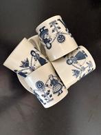 4 kop en schotels, vintage, Ophalen of Verzenden, Zo goed als nieuw, Kop en/of schotel
