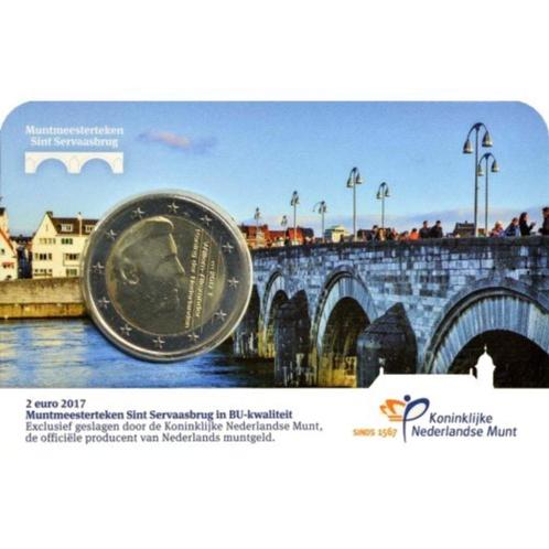 Sint Servaasbrug 2017 coincard - GOEDKOOPSTE, Postzegels en Munten, Munten | Nederland, Losse munt, Euro's, Koningin Juliana, Ophalen of Verzenden