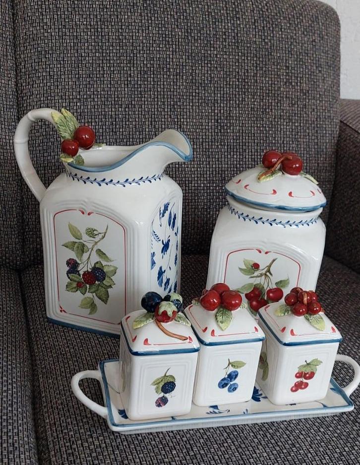 Villeroy & Boch Cottage Sharm - Zeldzame Set!, Huis en Inrichting, Keuken | Keukenbenodigdheden, Zo goed als nieuw, Ophalen of Verzenden