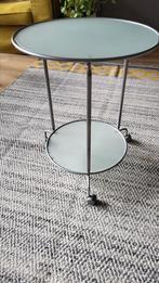 Bijzet tafeltje/nacht tafeltje, Huis en Inrichting, Ophalen, Minder dan 55 cm, Rond, 60 cm of meer