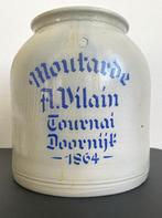 Mosterdpot Moutarde A. Vilaín Tournai Doornait - 1864 -, Antiek en Kunst, Ophalen of Verzenden