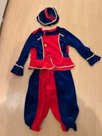 Pietenpak blauw/rood, maat 4-6 (valt kleiner), Ophalen of Verzenden, Zo goed als nieuw, 104 of kleiner, Jongen of Meisje