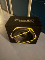 Subwoofer met versterker, Ophalen of Verzenden, Zo goed als nieuw