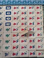 Compleet Mahjong Spel van Bamboe majong, Drie of vier spelers, Ophalen of Verzenden, Gebruikt