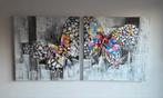 Vlinder tweeluik, Antiek en Kunst, Kunst | Schilderijen | Abstract, Ophalen