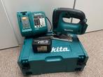 Makita DJV182 + accu 18v 3.0 + snellader + M2 Box, Decoupeerzaag, 600 tot 1200 watt, Ophalen of Verzenden, Zo goed als nieuw