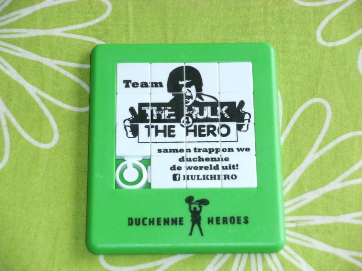 Schuifpuzzel Team the Hulk, the Hero, Verzamelen, Overige Verzamelen, Zo goed als nieuw, Ophalen of Verzenden