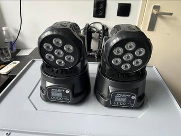 Movingheads wash 7x8w RGBW beschikbaar voor biedingen